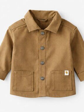 NWT Carter’s Brown Canvas Jacket 24 Months Baby Toddler Boy Coat Fall